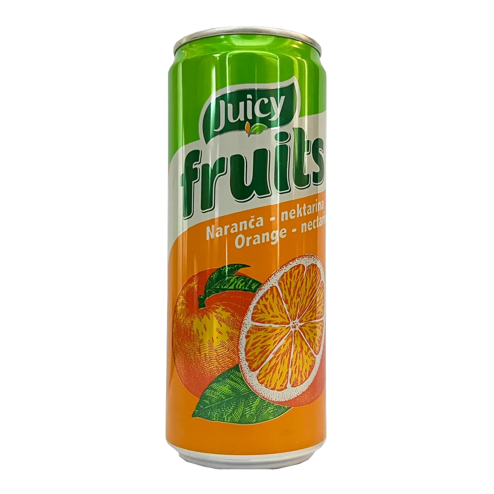 Juicy Fruits, Portokall 0,33 L
